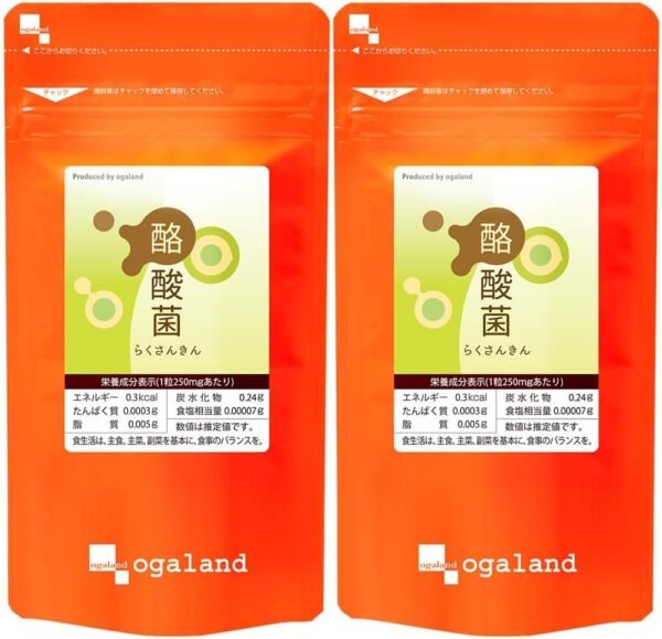 ogaland Butyric Acid Bacteria (180 tablets / approx. 6 months supply) Contains approx. 12 million butyric acid bacteria per tablet (internal flora/toilet support) Tablet type