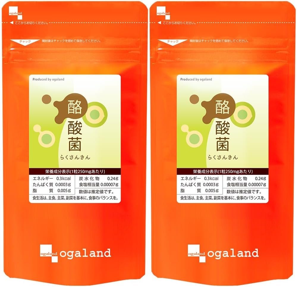 ogaland Butyric Acid Bacteria (180 tablets / approx. 6 months supply) Contains approx. 12 million butyric acid bacteria per tablet (internal flora/toilet support) Tablet type